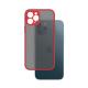 Cellect CEL-MATT-IPH12P-RBK iPhone 12 Pro piros-fekete műanyag tok