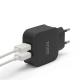 Delight 55045-2BK hálózati adapter 2xUSB-A 5V-1.2A fekete